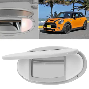 Для автомобиля Mini Cooper Солнцезащитный Козырек Крышка Зеркала для макияжа Крышка Зеркала для BMW MINI R55 R56 R60 2007-2014 51167361833 Серый