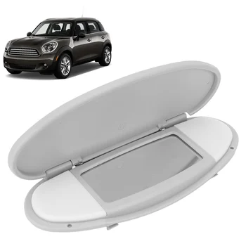 Для автомобиля Mini Cooper Солнцезащитный Козырек Крышка Зеркала для макияжа Крышка Зеркала для BMW MINI R55 R56 R60 2007-2014 51167361833 Серый