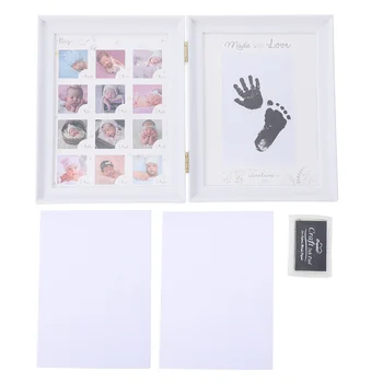 Фоторамка для Детской руки и Отпечатка Ноги Рост Младенца Рамка Для Настольных фотографий