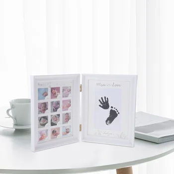 Фоторамка для Детской руки и Отпечатка Ноги Рост Младенца Рамка Для Настольных фотографий
