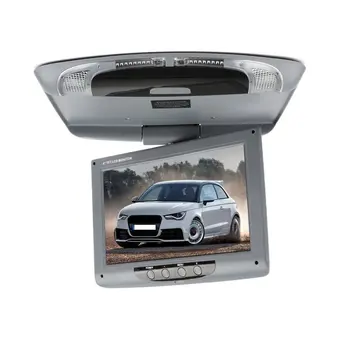 Новый 9-дюймовый Цветной ЖК-монитор с экраном 800*480 для Крепления На крыше автомобиля, Откидной Экран, Накладной Мультимедийный Видео-Потолочный Дисплей для крепления на крыше