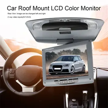 Новый 9-дюймовый Цветной ЖК-монитор с экраном 800*480 для Крепления На крыше автомобиля, Откидной Экран, Накладной Мультимедийный Видео-Потолочный Дисплей для крепления на крыше