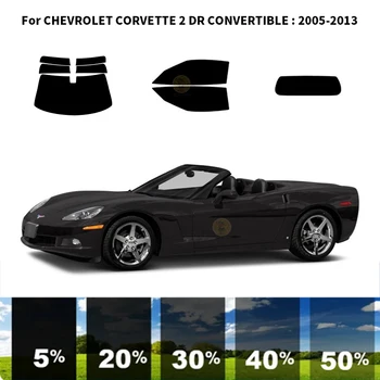 Предварительно Обработанная нанокерамика car UV Window Tint Kit Автомобильная Оконная Пленка Для CHEVROLET CORVETTE 2 DR CONVERTIBLE 2005-2013