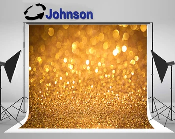 JOHNSON Gold Боке, Блеск, Размытый Свет, фон для фотостудии, Высококачественная компьютерная печать, фон для свадебных фотографий
