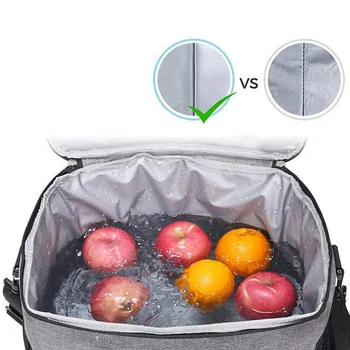 Изолированная сумка для пикника, мягкая пляжная сумка-холодильник, герметичная легкая портативная сумка-холодильник для путешествий на свежем воздухе