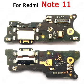 Для Xiaomi Redmi Note 8 8T 7 11 10 10S 9S 9T 9 Pro Порт Зарядки Плата Зарядки Usb Разъем Печатной платы Ленточное Гнездо